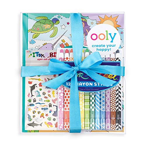 OOLY, Outrageous Ocean Appeel, Color-in' Book for Kids Ooly