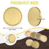 Blank Brass Challenge Coin Laser Engraving Coins Blanks 40 mm with Acrylic Protection Box for DIY Crafts Birthday Travel Commemorative Collection Rainteam