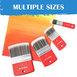 Falling in Art 3PCS Filbert Paddle Paint Brush Set, Scale Brush for Oil and Acrylic Paints(1 Inch,2 Inch,3Inch) Falling in Art