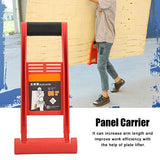Lift and Carry Panel Mover Panel Carry Handle,TRP Soft Rubber Skid-Proof Handle,Drywall Tools Carrier Plywood Panel Plasterboard Glass Board 80Kg KUIDAMOS
