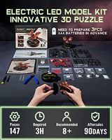 ROKR Metal Building Kits for Adults-Plastic Model Craft Kits-3D Metal Puzzles for Adults and Kids-Scout Beetle Model Building Set-Hobbies Gifts for ROKR