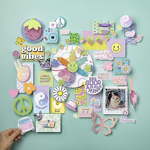Craft-Tastic - Wall Collage String Art - DIY Custom Room Décor Craft Kit - Decorative Prints Paint-Safe Tape - for Tweens and Teens Ages 10 and Up PlayMonster