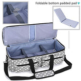 LUXJA Carrying Bag Compatible with Cricut Explore Air and Maker, Tote Bag Compatible with Cricut Explore Air, Silhouette Cameo 4 and Supplies (Bag LUXJA