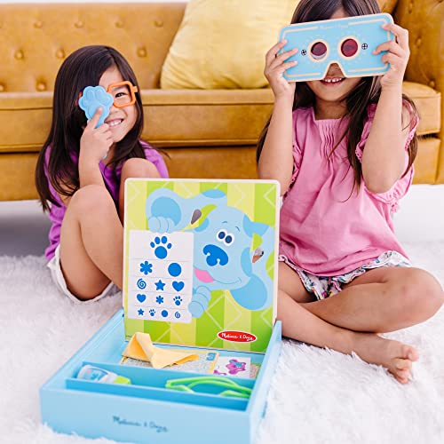 Melissa & Doug Blues Clues & You! Time for Glasses Play Set - Pretend Eye Doctor Kit, Blues Clues Set, Toys, Play Eyeglasses For Kids Ages 3+ Melissa & Doug