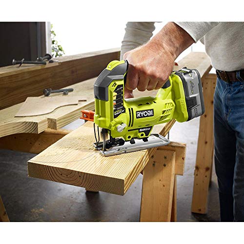 Ryobi P5231 18-Volt ONE+ Cordless Orbital T-Shaped 3,000 SPM Jig Saw with Adjustable Base (Tool-Only) (Non-Retail Packaging) RYOBI