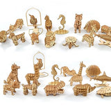 ibasenice 3D Puzzles for Kids 3D Puzzle for Adults Boy Kids Toys Wood Puzzle 3D Puzzles for Adults Puzzle Jigsaw for Kids Rabbit Wooden Puzzles for ibasenice