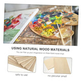 KALLORY 10pcs Board Wood Crafts Unfinished Thin Plywood Unfinished Wood Plaques Wood Painting Slice Plywood for Engraving Plywood Wood Slabs Hardwood KALLORY