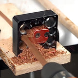 KETIPED Adjustable Drill Milling Dowel Round Rod Auxiliary Tool with Carbide Blade, Electric Drill Milling Cylindrical Woodworking Tool Dowel Maker KETIPED