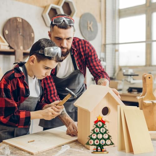 LANIAKEA 20 Pieces Plywood Sheets 8x12x1/16 Inch Rectangle Unfinished Basswood Wooden Sheets 1.5mm for Craft Hobby Model Making DIY Project, Wood LANIAKEA