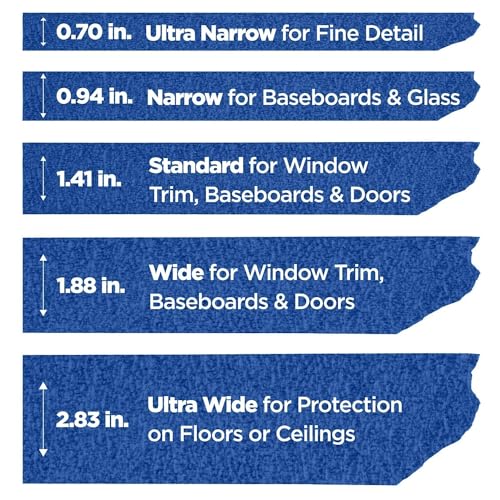 3M 1 Blue 2090-24EVP.94 in. x 60 yd. Scotch Painters Tape Value Pack-6 Pack - WoodArtSupply