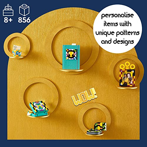 LEGO DOTS Hogwarts Desktop Kit 41811, DIY Harry Potter Back to School Accessories and Supplies, Desk Décor Items and Patch Sticker, Crafts Toys LEGO