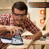 2.6A Random Orbital Sander,Towallmark 350W Orbital Sander with 6 Variable Speed,13000RPM Electric Sander with 12Pcs Sandpapers,1 Pcs Dust Box,Sander Towallmark