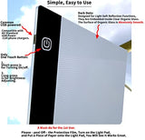 Small Light Box for Tracing, Diamond Painting Art, Weeding Vinyl Light Board Tracing Pad Table Lightbox and Drawing Led Tracer Pads Artists Light WoodArtSupply