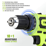 FASTPRO 175-Piece 12V Cordless Drill Set, Drill Driver and Home Tool Kit, House Repairing Tool with 12-Inch Storage Tool Bag, For DIY, Home FASTPRO