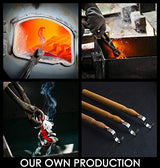 BeaverCraft Hook Knife Wood Carving SK2 Long Knives Spoon Carving Tools 1.2'' Long Handle 12'' Spoon Knife Wood Carving Tools Bowl Kuksa Carving Tool BeaverCraft