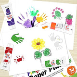 AROIC 8PCS Washable Finger Paint for Kids, Non-Toxic Finger Paint 8Colors, Art Painting Supplies for Toddlers, Finger Painting Supplies for Kids Boys AROIC