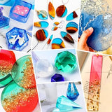 Epoxy Resin Pigment - 30 Colors Concentrated Liquid Epoxy Resin Dye, Transparent Resin Colorant for Resin Coloring, DIY Resin Jewelry Making, Resin Vividye