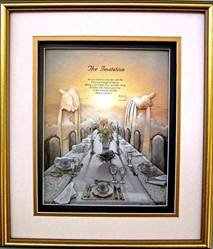 The Invitation Dinner with Jesus - Paper Tole 3D Decoupage Craft Kit Size 16x20 inches 10422(The Additional Pictures Show Examples This Craft Kit