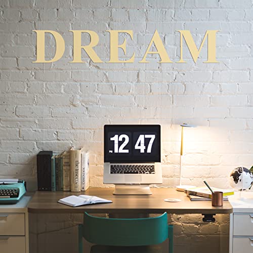 Dvobez 12 Inch Wooden Letters, Solid Wood Letters for Wall Decor, Smooth Surface Wood Letters for Wall Decor, Unfinished Wooden Letters for Home Wall Dvobez