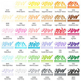 ARTEZA Alcohol Brush Markers, Set of 36 Colors, EverBlend Tropical Tones, Medium Chisel and Brush Nib, Dual Tip Markers for Drawing and Sketching ARTEZA