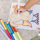 Crafts 8Pcs Unfinished Wood Cutouts Wooden Paint Crafts Animal Cut Out Wood Slices Wooden Chips for Home Decoration Ornament DIY Craft Art Project SEWACC