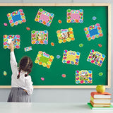 chiazllta 24 Packs Easter Kids' Craft Kits DIY Picture Frame Craft Spring Easter Art Activities Home School Classroom Game Bulletin Board Easter chiazllta