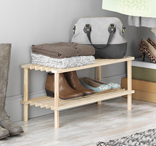 Whitmor Wood Household Shelves, Natural Whitmor