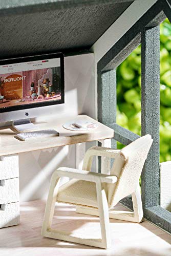 Kisoy Romantic and Cute Dollhouse Miniature DIY House Kit Creative Room Perfect DIY Gift for Friends, Lovers and Families (Peaceful Time) Kisoy