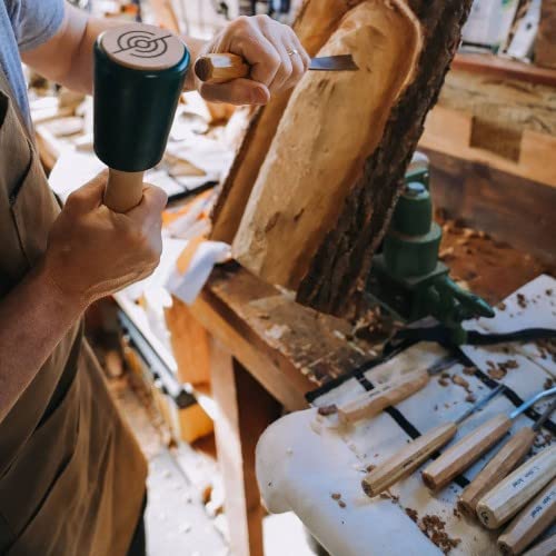 Schaaf Wood Carving Tools Set of 12 Chisels with Canvas Case | Wood Chisels for Woodworking | Wood Working Tools and Accessories | Wood Carving Schaaf Wood Carving Tools