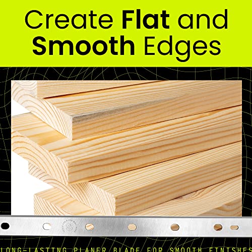 Smithology Planer Blades - 13-Inch Replacement Blades for DEWALT DW735 DW735X Planer (DW7352), Made of High-Speed Steel, Set of 3 Planer Knives, Smithology