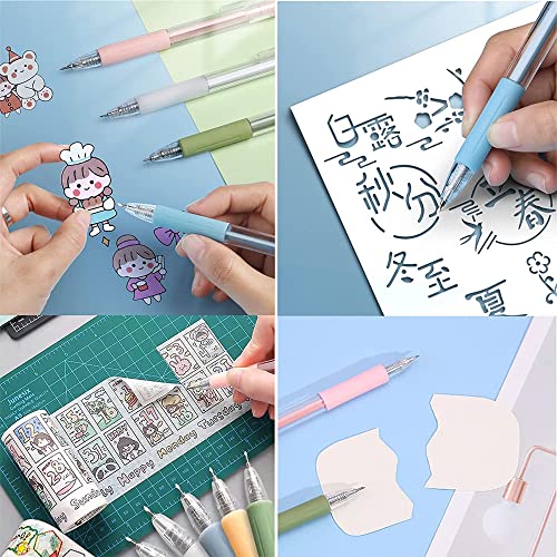 6pc Knife Pen Craft Cutting Tools, Pen Knife for Crafts, Creative Retractable Hobby Knife Pen, Exacto Knife Pen Cute, Thin Blade for Art Paper Trusogie