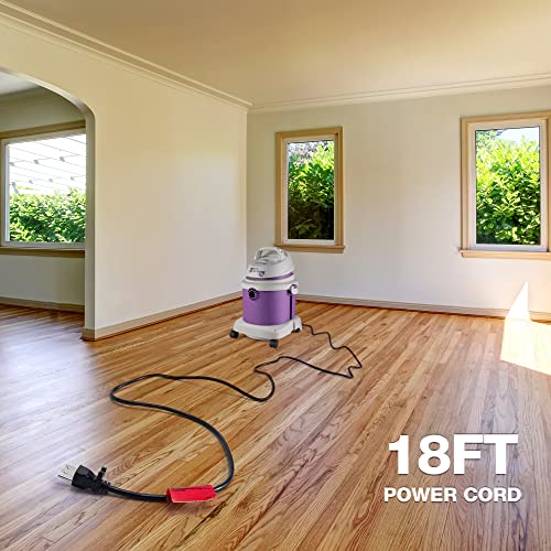 Shop-Vac 4 Gallon 4.5 Peak HP All Around EZ Series Wet/Dry Vacuum, Portable Compact Shop Vacuum, 3 in 1 Function with Wall Bracket & Attachments for Shop-Vac