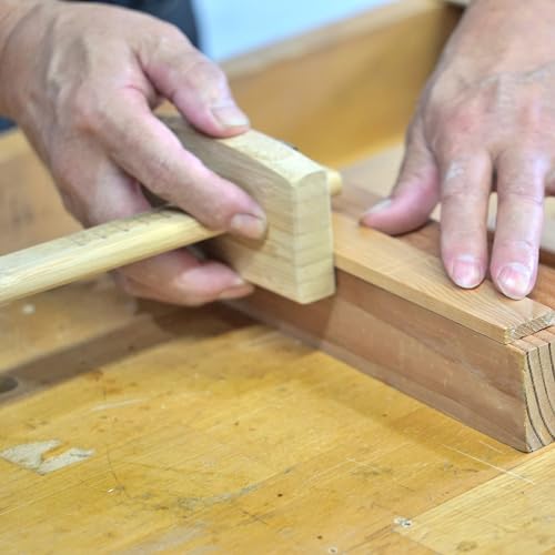 KAKURI Japanese Woodworking Hand Tools Set for Beginner 7 Pcs (Japanese Plane, Chisels, Saw, Hammer, Marking Gauge, Bag) Made in JAPAN KAKURI