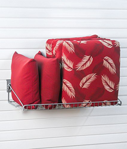 StoreWALL Large Wire Shelf with CamLoks for Storage on Garage Slatwall Panels StoreWALL