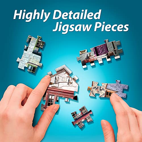 Wrebbit3D Harry Potter Diagon Alley 3D Puzzle for Teens and Adults | 450 Real Jigsaw Puzzle Pieces | Not Just an Ordinary Model Kit for Adults for - WoodArtSupply