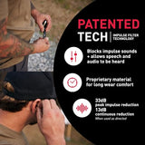 Safariland Pro Impulse Hearing Protection, in Ear Earplugs with Keychain Storage Case - Hearing Protection for Firing Range, Shooting and Hunting Safariland