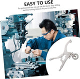 2 Pieces Drill Press Locking Clamp 9 Inch Fix Clamp Drill Press Vise Bench Clamp Woodworking Vise Welding Clamp Drill Press Accessories Press Tool Generic