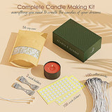 Hearth & Harbor DIY Making Supply Kit Natural Soy Cotton Wicks, Centering Tools, Candle Wax Flakes and More, Multi, 5 lbs Hearth & Harbor