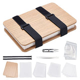 GORGECRAFT Flower Press Book Leaf Plant Press Kits 6.3x8.7 Inch Wooden Art Kit Including Instructions for Making Specimen DIY Art Handicrafts GORGECRAFT