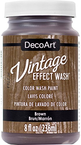 Decoart Brown Vintage Effect Wash 8oz, 8 Fl Oz (Pack of 1) DecoArt