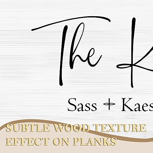 Last Name Signs for Home | Personalized Framed Wooden Family Name Sign for Home Decor Wall | Custom Wood Signs | Monogram Name Wall Decor | YATIE