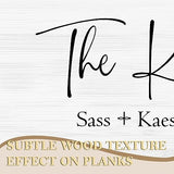 Last Name Signs for Home | Personalized Framed Wooden Family Name Sign for Home Decor Wall | Custom Wood Signs | Monogram Name Wall Decor | YATIE