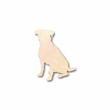 Unfinished Wood Dog Silhouette - Craft- up to 24" DIY 5" / 1/8" 24 Hour Crafts