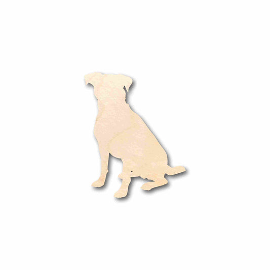 Unfinished Wood Dog Silhouette - Craft- up to 24" DIY 5" / 1/8" - WoodArtSupply