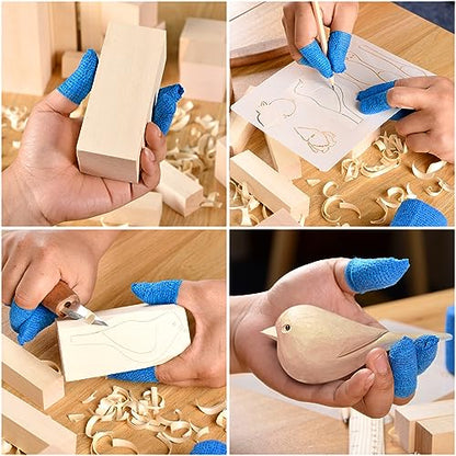 Olerqzer 25 pcs Whittling Wood Blocks Wood Carving Kit with 3 Different Sizes,Carving Basswood for Wood Carving Set Wood Carving Wood (6 inch)