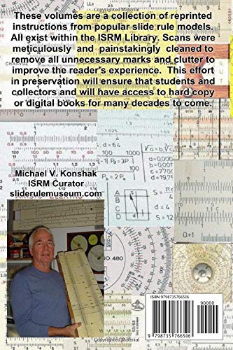 Faber-Castell Slide Rule Instructions (Annotated): International Slide Rule Museum Library Reprints - Volume 8 (Slide Rule Instructions Library) WoodArtSupply