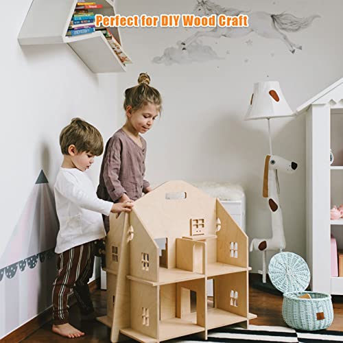 16PCS Basswood Sheets 1/8 x 12 x 12 Inch Plywood Board for Crafts, Unfinished Square Wooden Sheets Thin 3mm Basswood for Architectural Model Making APACALI