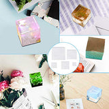 FineGood 5 Pcs Square Resin Molds Epoxy Resin Molds Molds Resin Mold Kit Silicone Resin Mold FineGood