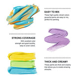 HIMI Metallic Gouache Paints Set, 18 Colors, 30g, 18 US fl oz, X ALIEN FRENS,Non Toxic Paint for Canvas and Paper, Art Supplies for Professionals, HIMI