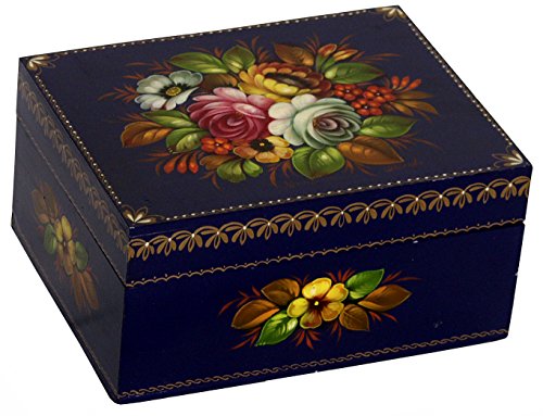 Walnut Hollow Unfinished Wood Classic Box with Hinged Lid for Arts, Crafts, Hobbies and Home Storage , Brown